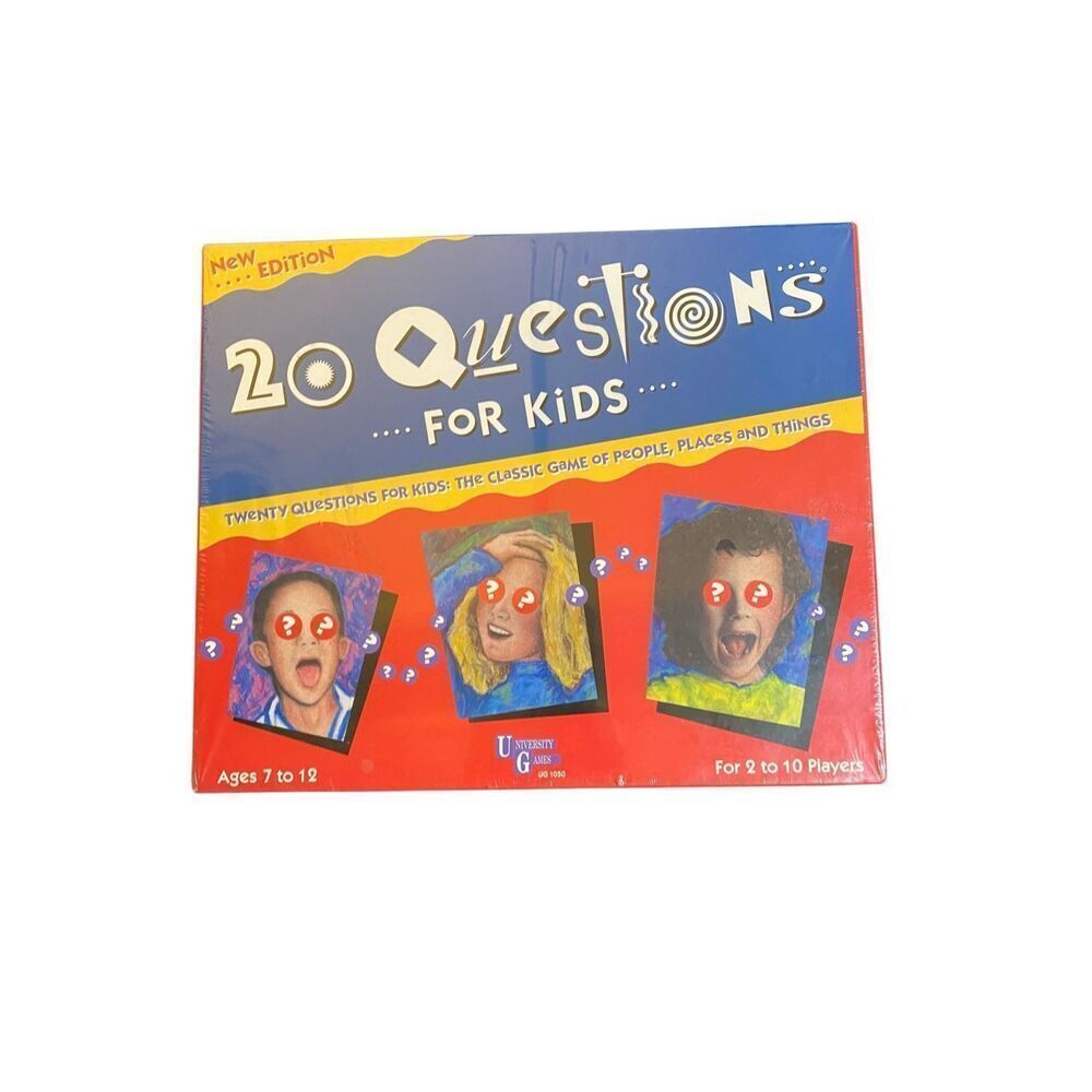 20 questions you inbox kids board game, 1992 vintage old new stock